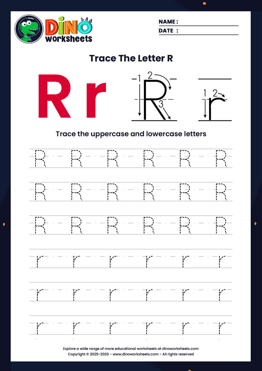 letter tracing worksheets pdf free download