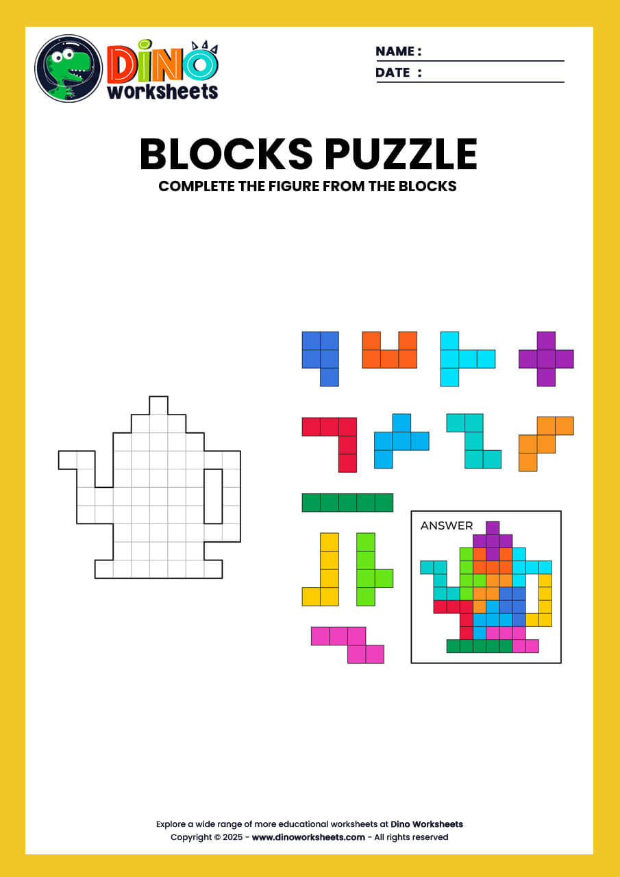 tetris puzzle for kids