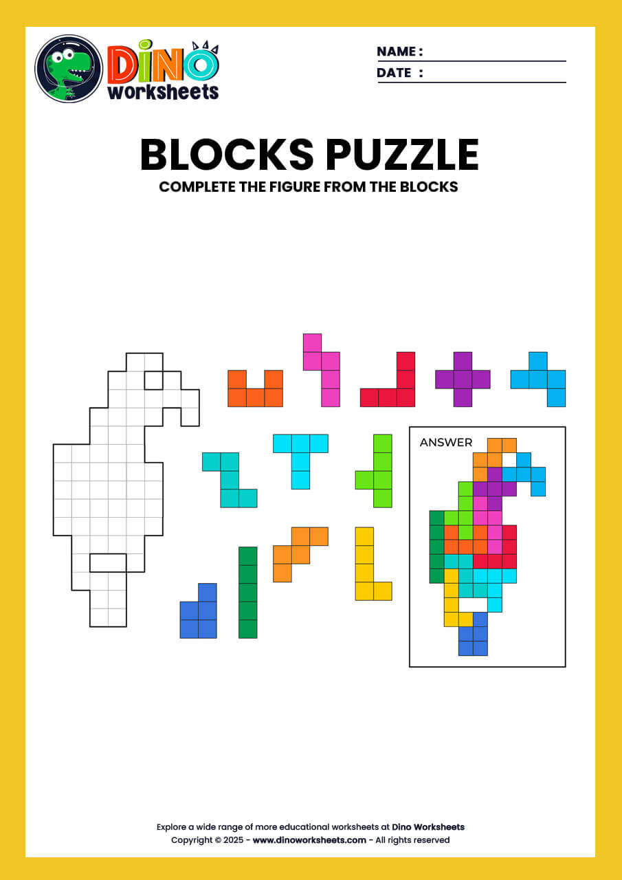 tetris puzzle for kids