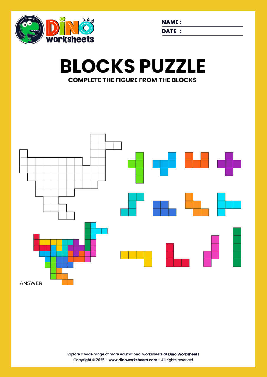 tetris puzzle for kids