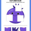 cut and paste activity worksheet for kindergarten
